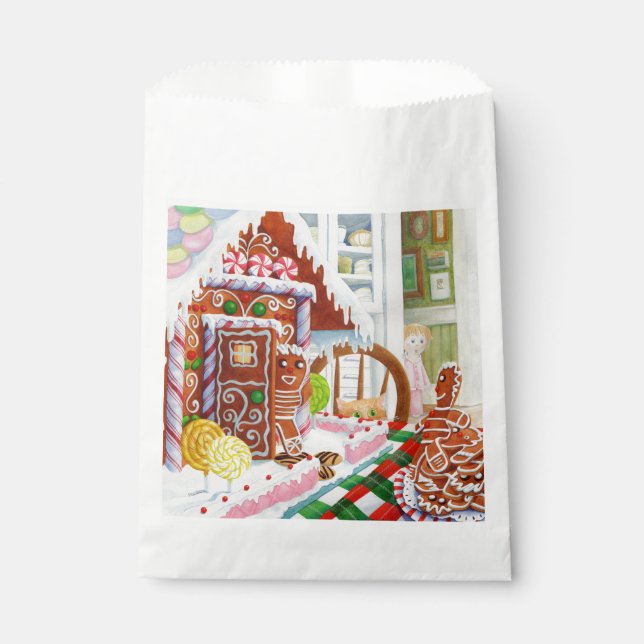 Sacolinha GINGERBREAD SURPRISE Favor Bag (Frente)