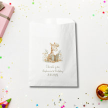 Girafa com Livro Capítulo Um Festa de 1º Aniversár
