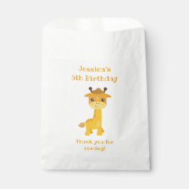 Sacolinha Giraffe Birthday Treats