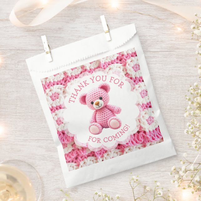 Sacolinha Girl's Baby Shower | Thank you for Coming (Cortado)