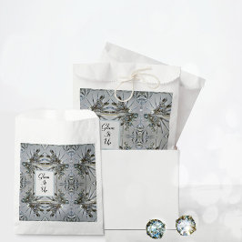 Sacolinha Glam Rhinestones Cinza de prata