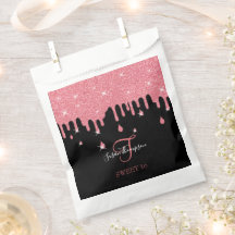 Glitter Cor-de-Rosa Brilhante Garota Doce 16