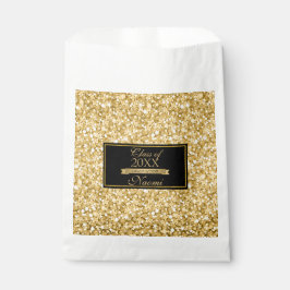 Sacolinha Glitter Espumante Dourado E Branco - Graduações