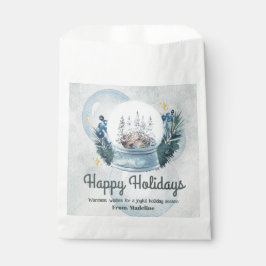 Sacolinha Globe de neve: aquarela