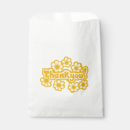 Sacolinha Golden Flowers Thank you!