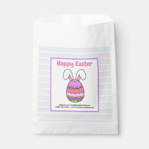 Sacolinha Goodie de Festa de Ovos de Felz pascoa Personaliza