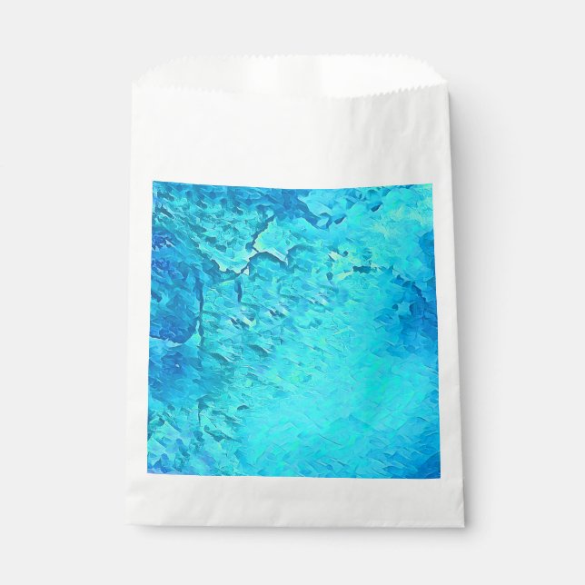 Sacolinha Gorgee Aquarela Tema Tropical Oceânica Design (Frente)