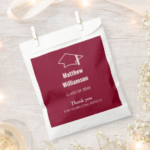 Graduação Burgundy Obrigado A Bolsas Favoráveis