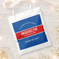 Graduação Personalizada Azul e Vermelho