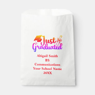 Sacolinha Graduação Personalizada Vermelho, Laranja Roxo