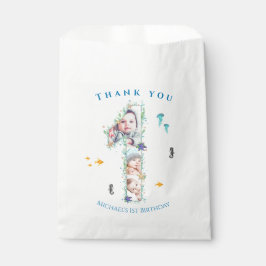 Sacolinha Grande primeiro aniversario Sob A Colagem De Fotos