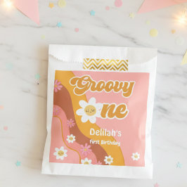 Sacolinha Groovy 1 retro vintage primeiro aniversário