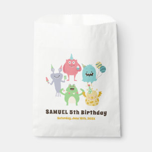 Sacolinha Grupo de Aniversários de criança do Tema Monstro C