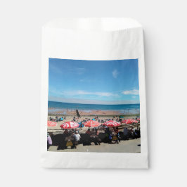 Sacolinha Guarda-chuvas na praia de Bridlington