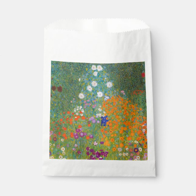 Sacolinha Gustav Klimt - Jardim Flor (Frente)