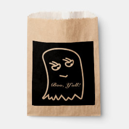 Sacolinha Halloween Boo, "Y'all" Favor Bolsas
