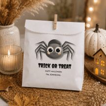Halloween Doces ou Travessuras – Desenho de Aranha