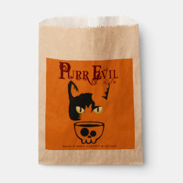 Sacolinha Halloween Engraçado Caveira Purr Mau Spooky Candy