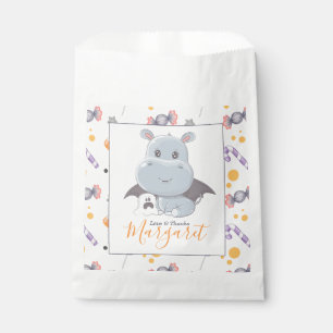 Sacolinha Halloween Hippopotamus Little Boo Chá de fraldas