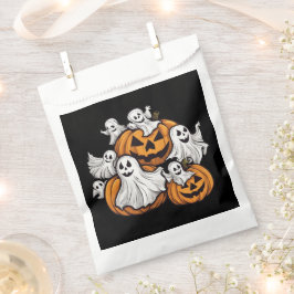 Sacolinha Halloween: Kleine Geister mit Kürbissen -