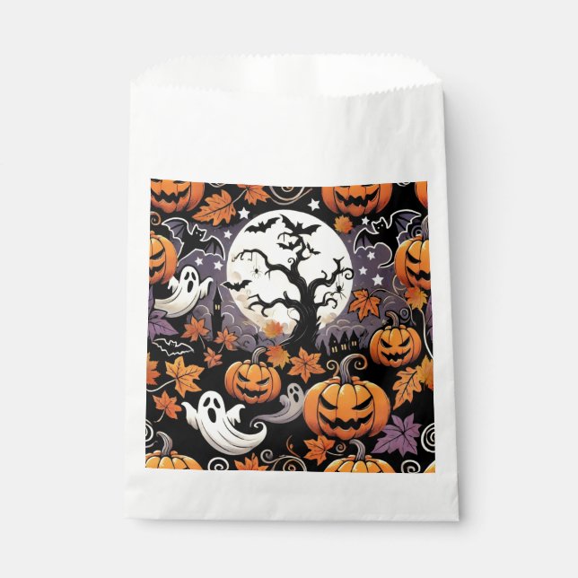 Sacolinha Halloween/outono/outono (Frente)