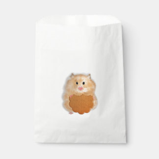 Sacolinha Hamster bonito com presente de ilustração de bisco