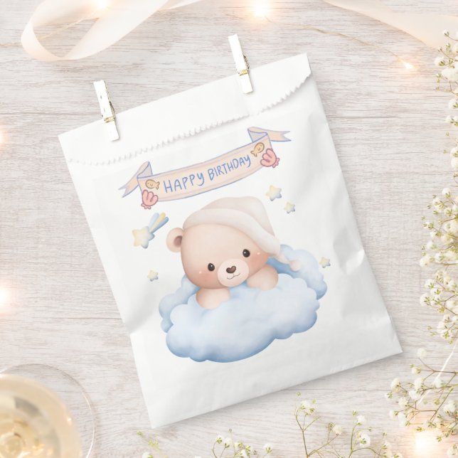 Sacolinha Happy Birthday Favor Bags (Cortado)