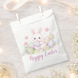 Sacolinha Happy Easter Spring Design - Cute Easter Bunny 