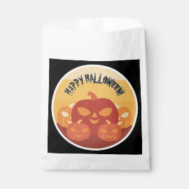 Sacolinha Happy Halloween! Pumpkins Favor Bags