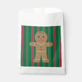 Sacolinha Homem de Biscoito de Natal Divertido e Chique