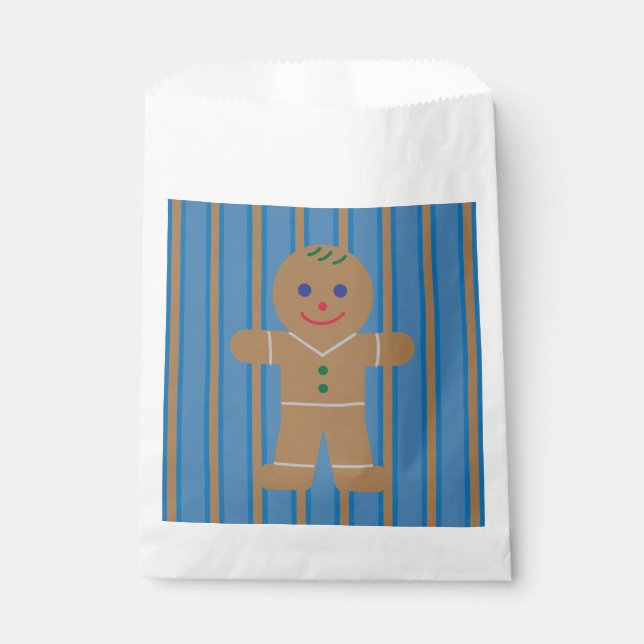 Sacolinha Homem de Gingerpão de Diversão e Rico (Frente)