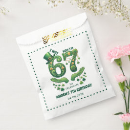 Sacolinha I Was 6 Now I’m 7 St. Patrick’s Day Boy Birthday