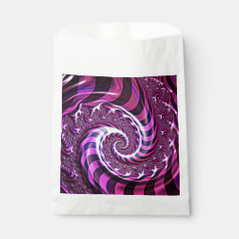 Sacolinha Ilusões Espirais Rosa e Preta Favorecem Bolsas