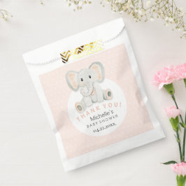 Sacolinha Ilustração de Aquarela de Elefante Primavera de Bo