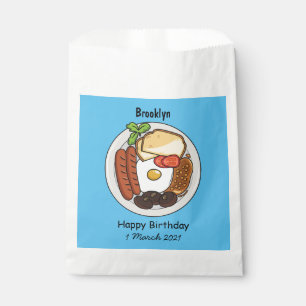 Sacolinha Ilustração de desenho animado do café da manhã em