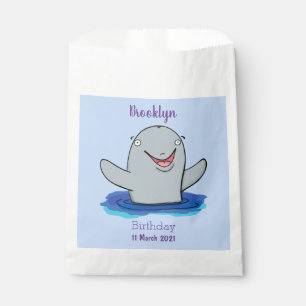 Sacolinha Ilustração de desenho animado feliz e adorável
