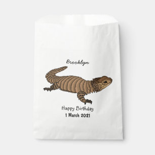 Sacolinha Ilustração de desenho de lagarto girado por Armadi