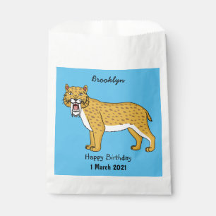 Sacolinha Ilustração de tigre com dentes de Saber
