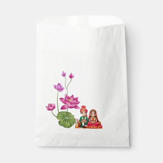 Sacolinha Imagem de Lotus, Noiva e noivo (Frente)