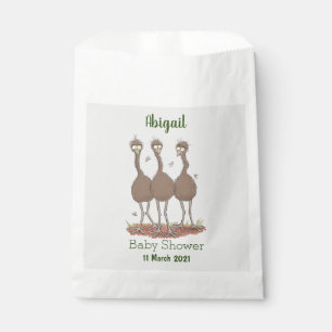 Sacolinha Imagem engraçada do desenho animado emu australia