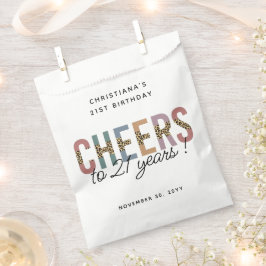 Sacolinha Impressão Leopard de Partido Moderno aniversário d