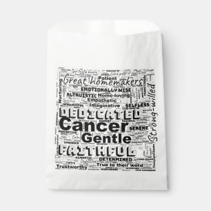 Sacolinha Inspiração de Nuvem do Word Zodiac do cancer