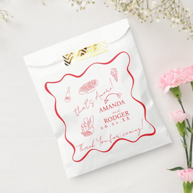 Sacolinha Isso é Amore Italian Doodles Casamento  (Selado)