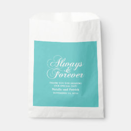 Sacolinha Ivory Always & Forever Weding Favor Bolsas