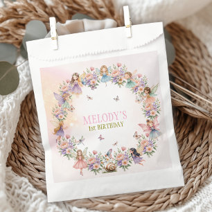 Sacolinha jardim de fadas caprichoso para 1º aniversário