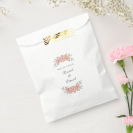 Sacolinha Jardim de Rosa Personalizado Floral Minimalista Ca