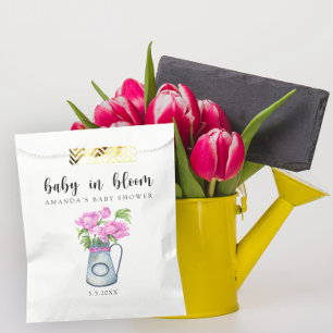 Sacolinha Jarro aquoso de flores - bebê em flor