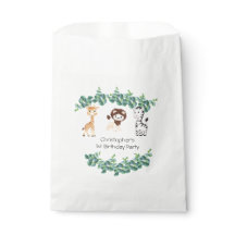 Jungle Safari Boys Giraffe Lion Zebra primeiro ani