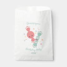 Kawaii Personalizado Sorrindo Bag de Favor do Kand