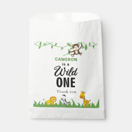 Sacolinha Kawaii Selvagem Um Aniversário Selva Safari